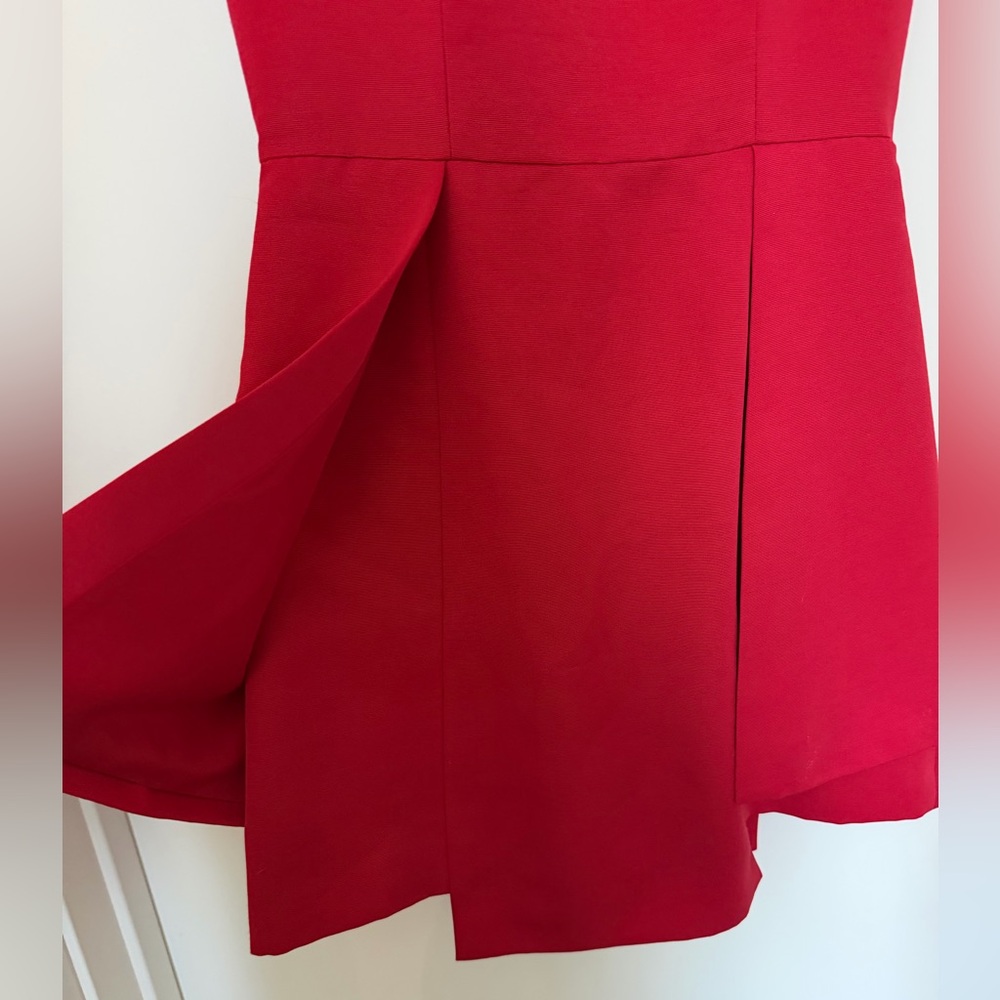 Finders Keepers Scarlet Red Sleeveless Fit-and-Flare Dress - Picture 2 of 5